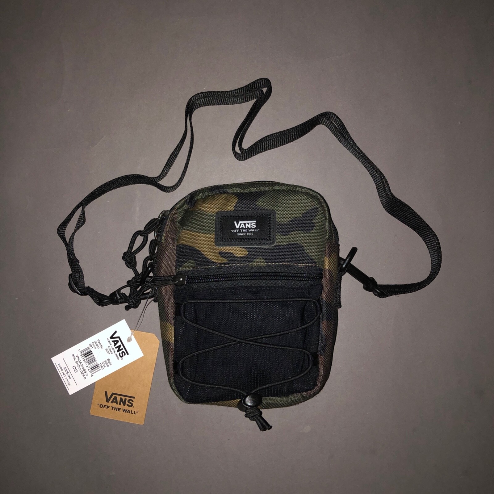 VANS BAIL SHOULDER BAG Camouflage New With Tags – Skateboard Skate Cross Body