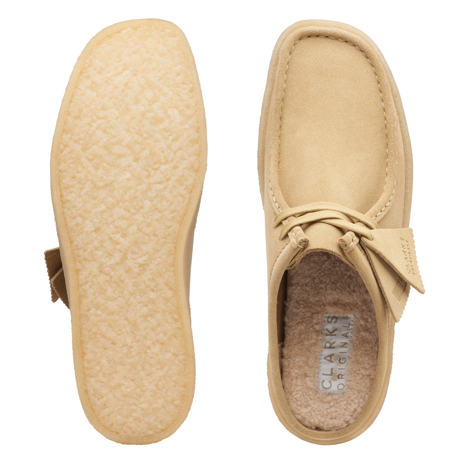Clarks Wallabee Cup LO 26169187 Mens Beige Loafers & Slip Ons Casual Shoes