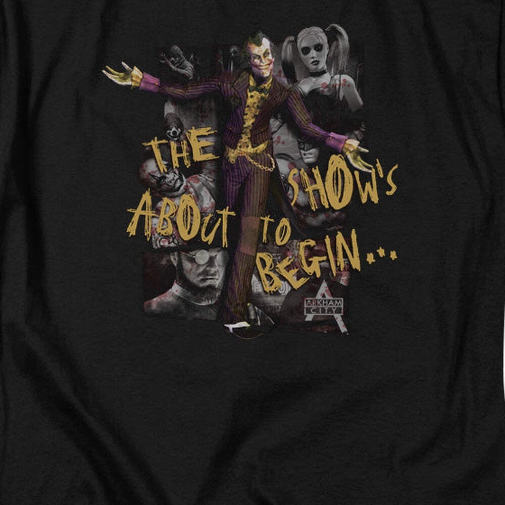 Arkham City About To Begin Licensed Adult Unisex T-Shirt Regular Fit Tee SM-3X