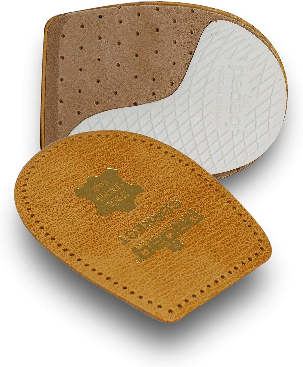 Heel Wedge Inserts Pronation Supination Correction Leather Shoe Insoles Medium