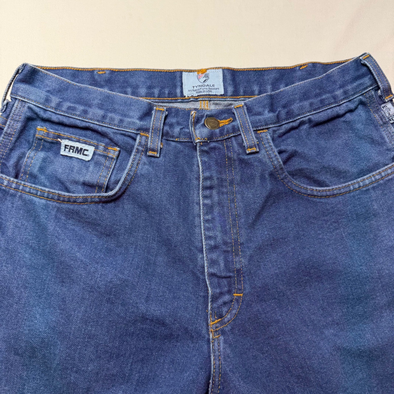 Tyndale FR F290T Mens Flame Resistant Carpenter Jeans 32×32 Made in USA CAT2