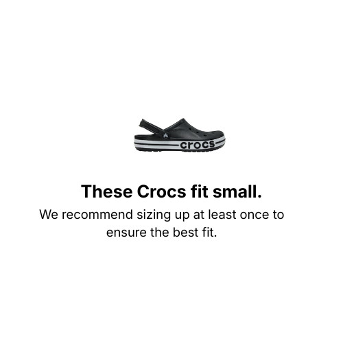 Crocs Bayaband Clog Triple Black Slip-On Waterproof Lightweight 10126 001