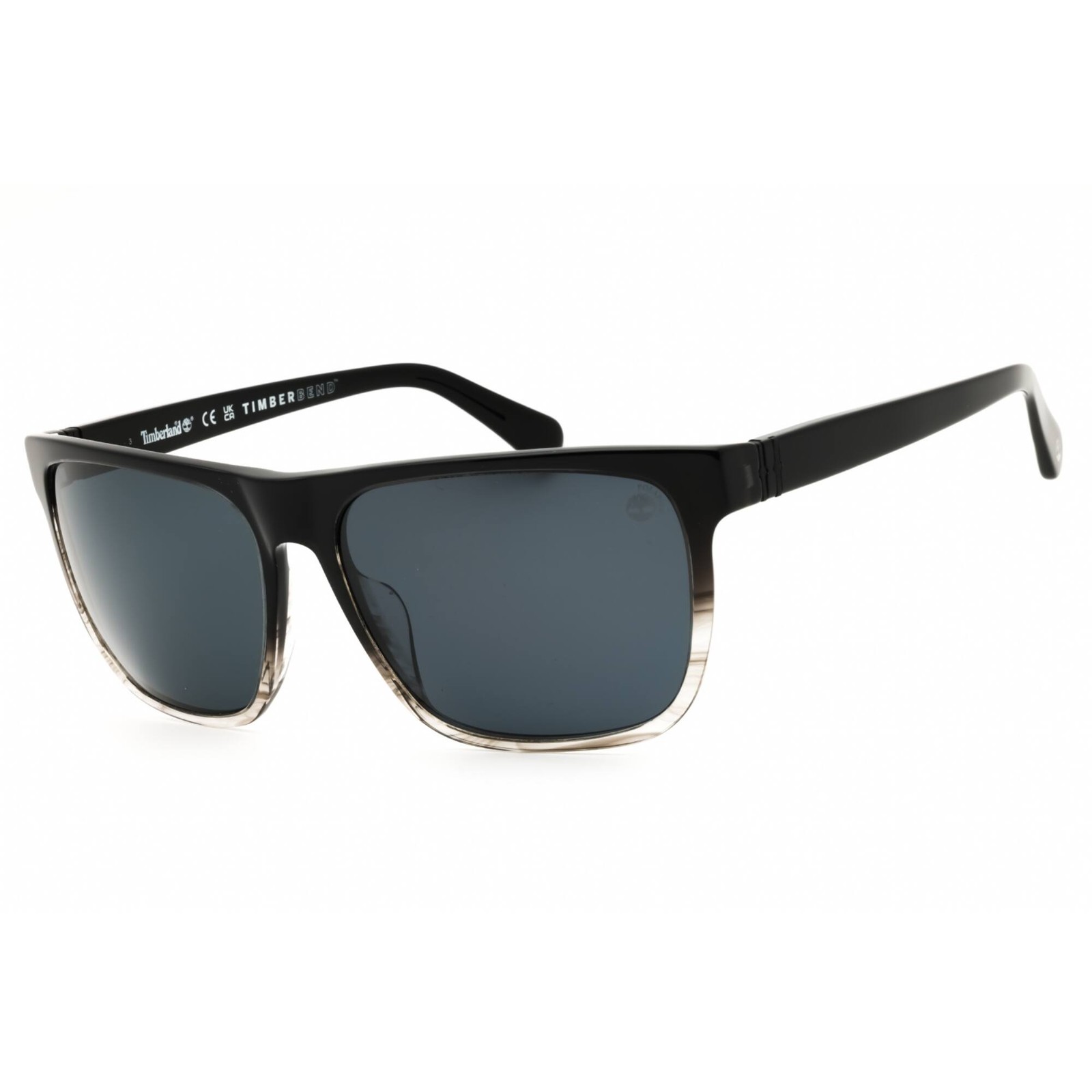 Timberland Men’s Sunglasses Grey/Clear Acetate Full Rim Frame TB00054-H 20D