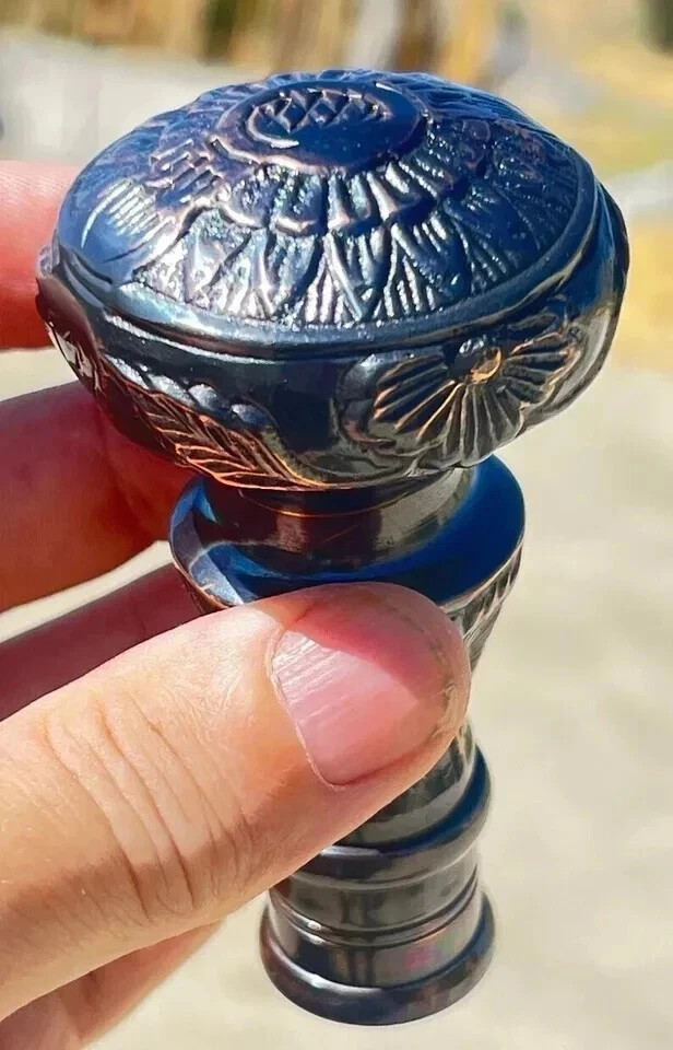 Nautical Brass Only Head Handle Walking Stick Sold Brass Antique Handle Men Cane