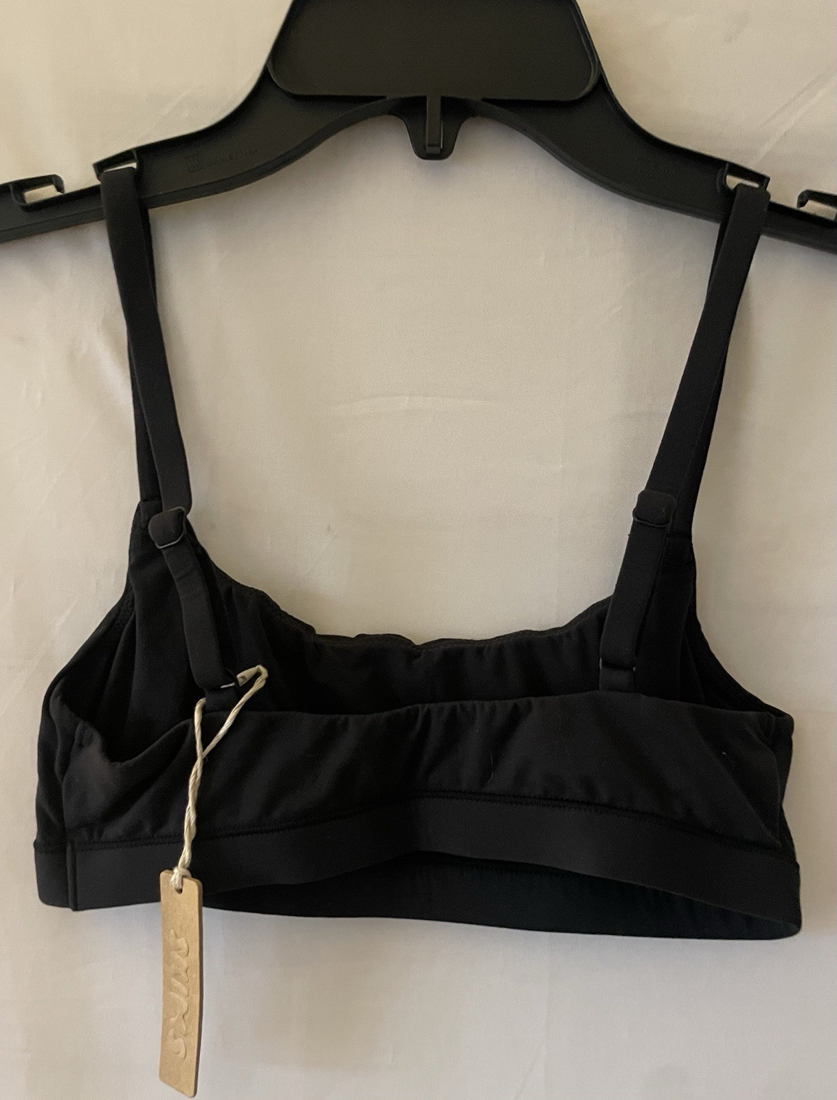 NWT Skims Fits Everybody Scoop Bralette Onyx Black, sz XS
