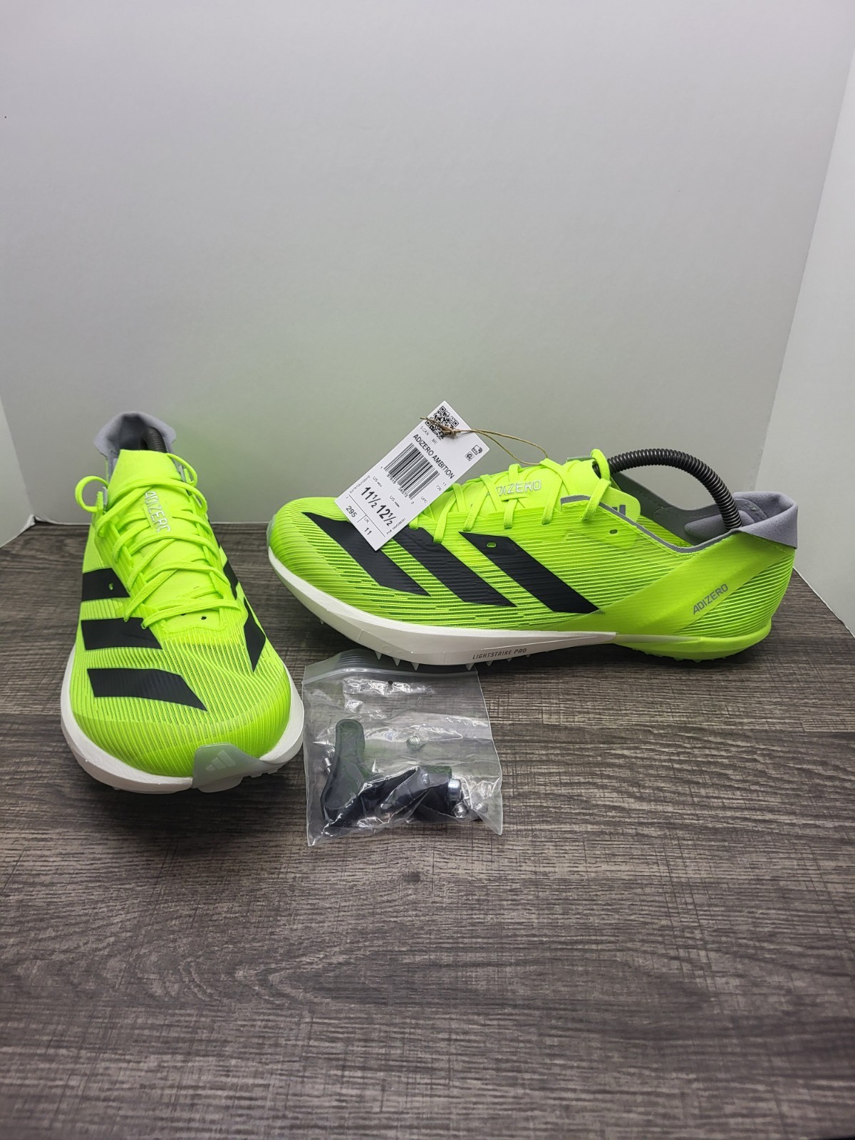 Adidas Adizero Ambition Track & Field Shoes Mens Sz 11.5 Lucid Lemon New