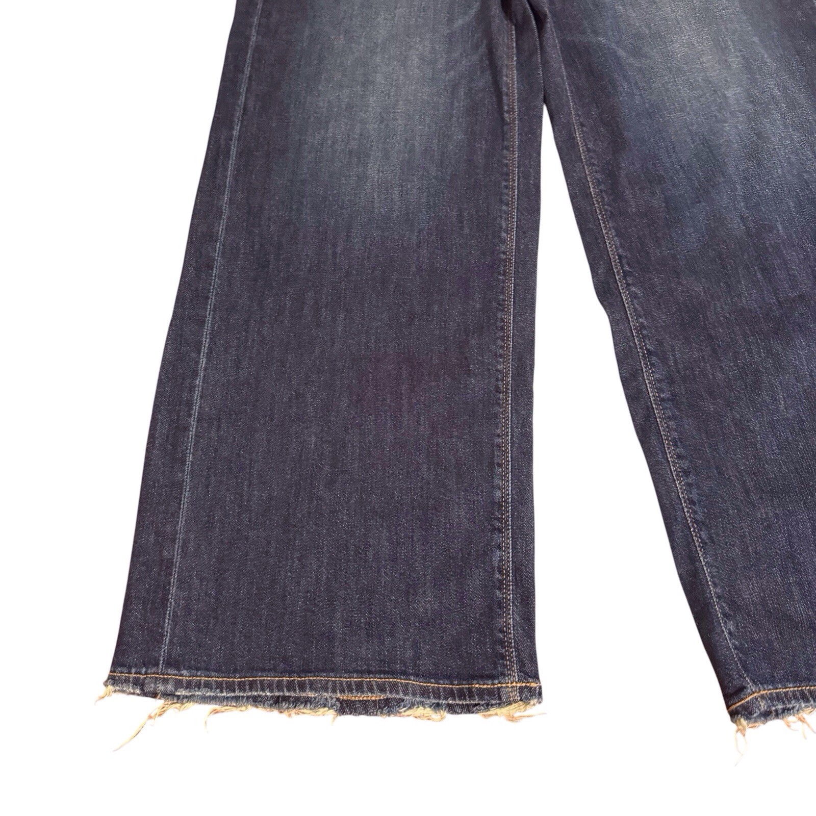 American Eagle NWT SZ 8/29 Dreamy Drape Low Rise Baggy Wide Leg Jeans Dark Wash