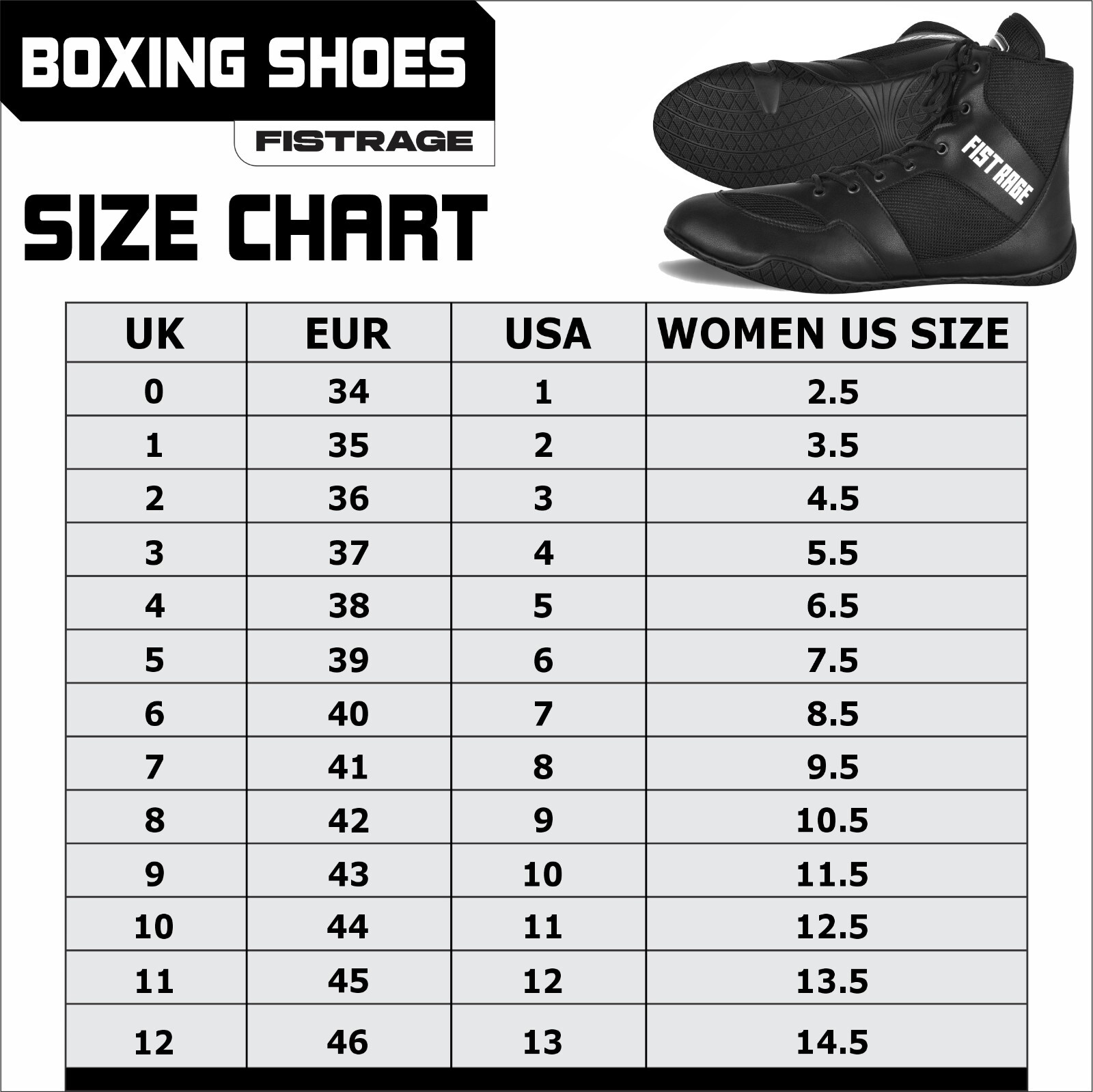 FISTRAGE Boxing Shoes Microfiber Leather Kickboxing And Training With Sting Bag