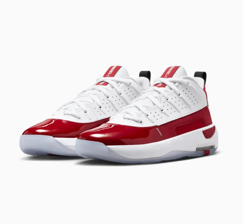 Jordan Aura 7 ‘Gym Red’🔥Men’s White Casual Shoes Sneakers HQ2091-106