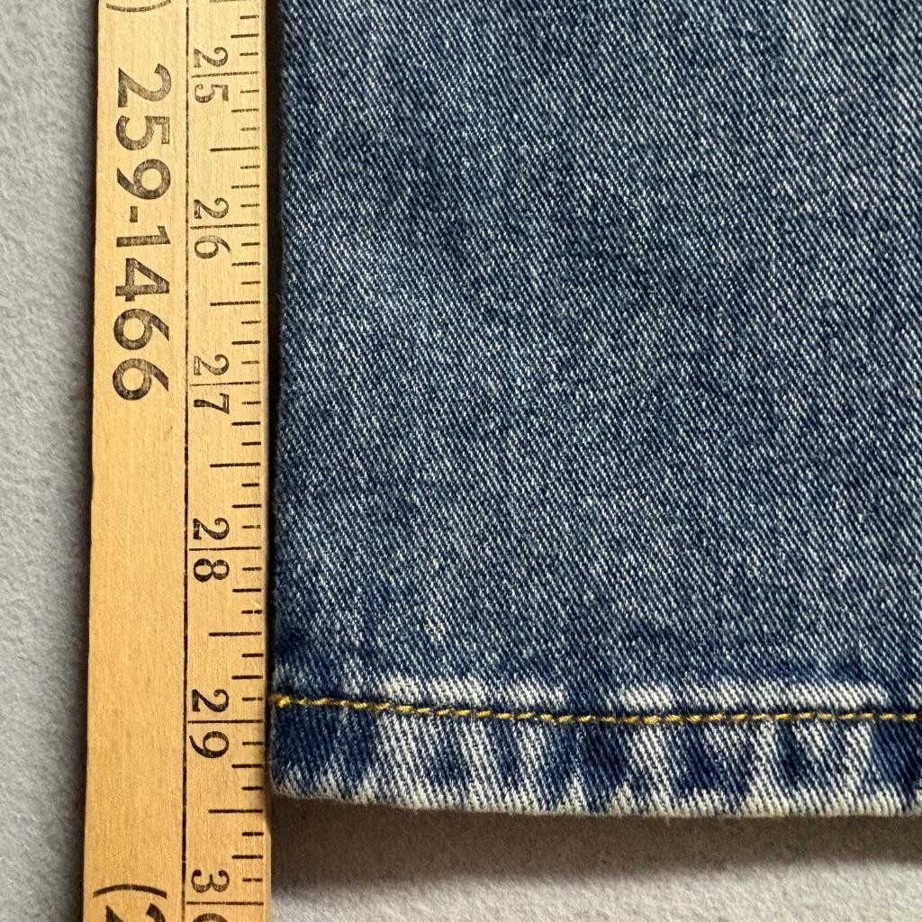 Shein Colorblock Two Tone Jeans Womens Medium Blue Black High Rise Straight Leg