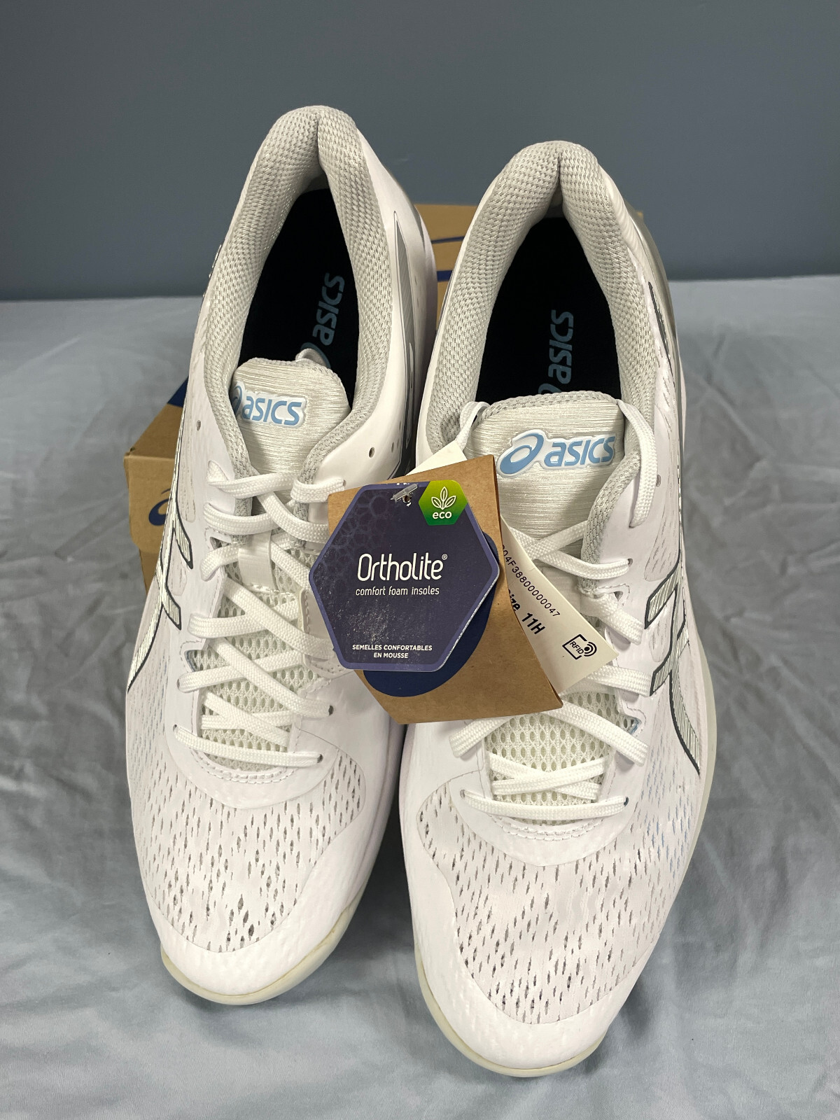 NEW ASICS SKY ELITE FF Volleyball Shoes White Ortholite (1052A024-102) US W 11.5