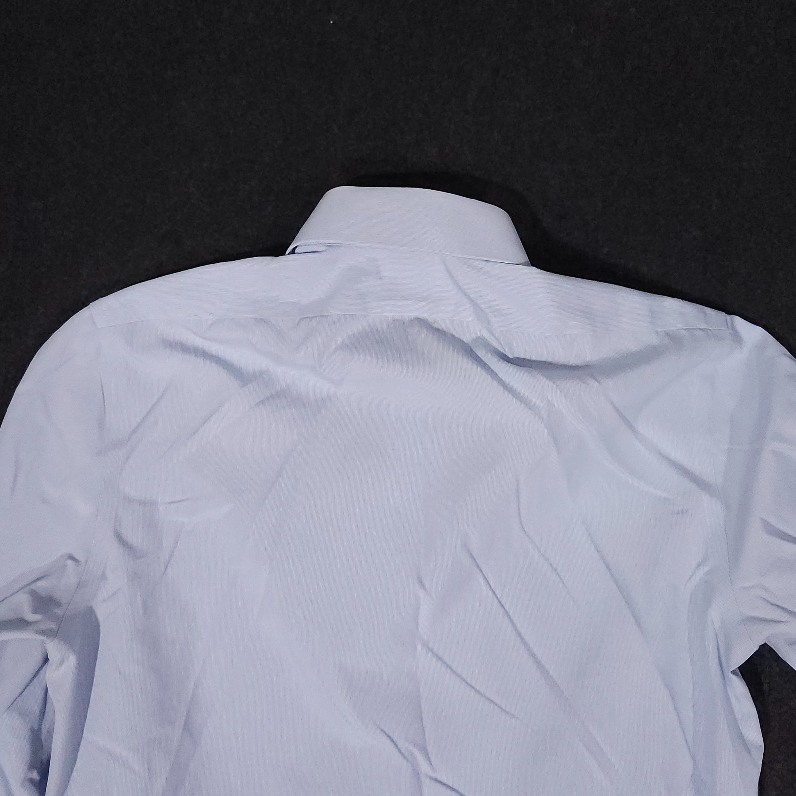 Brooks Brothers Stretch Oxford Button Down Shirt Mens 14.5-32 Slim Blue Non Iron