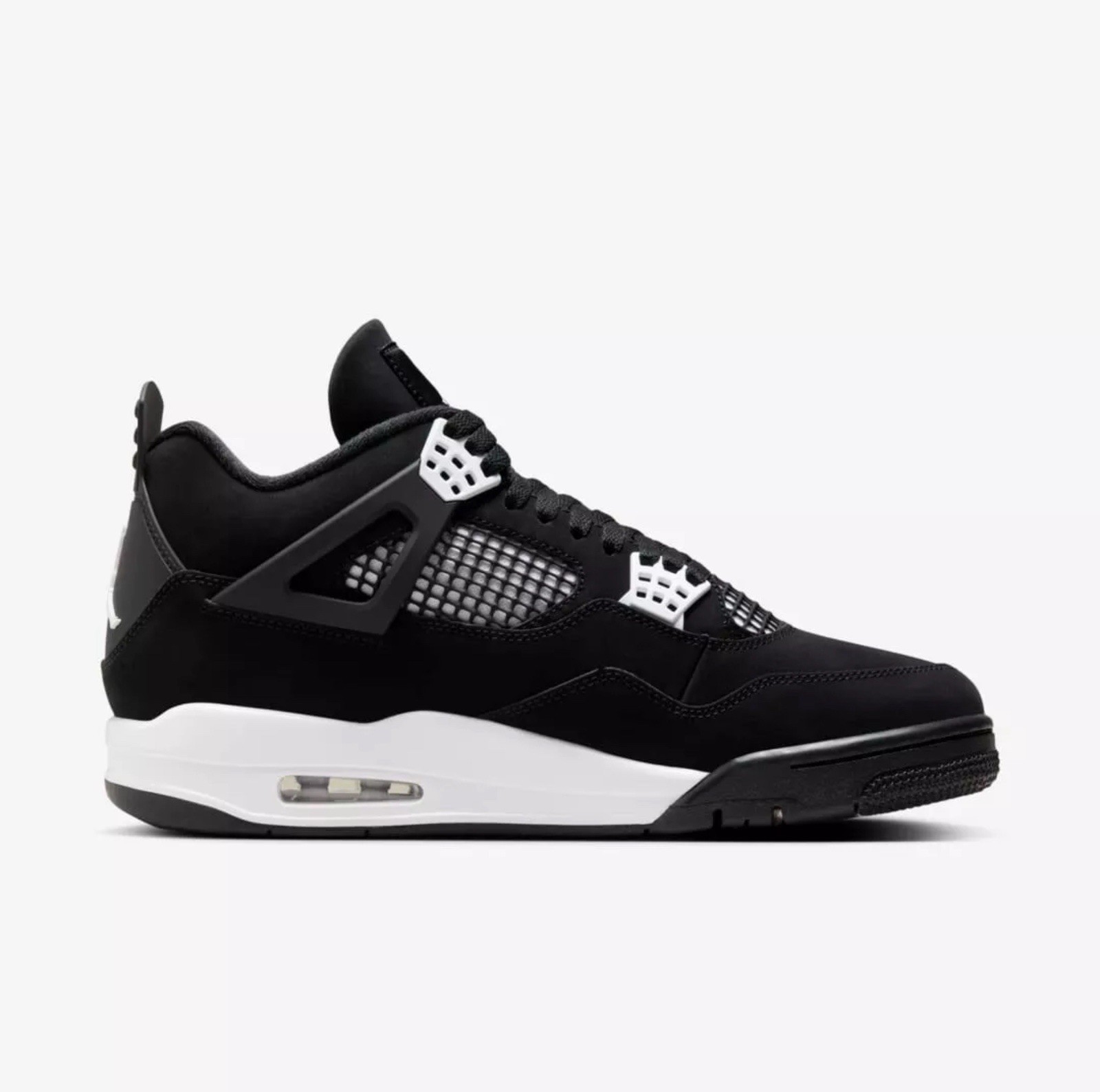 Nike Air Jordan 4 “White Thunder” Retro Men’s Mid Top Basketball Shoes Size 11