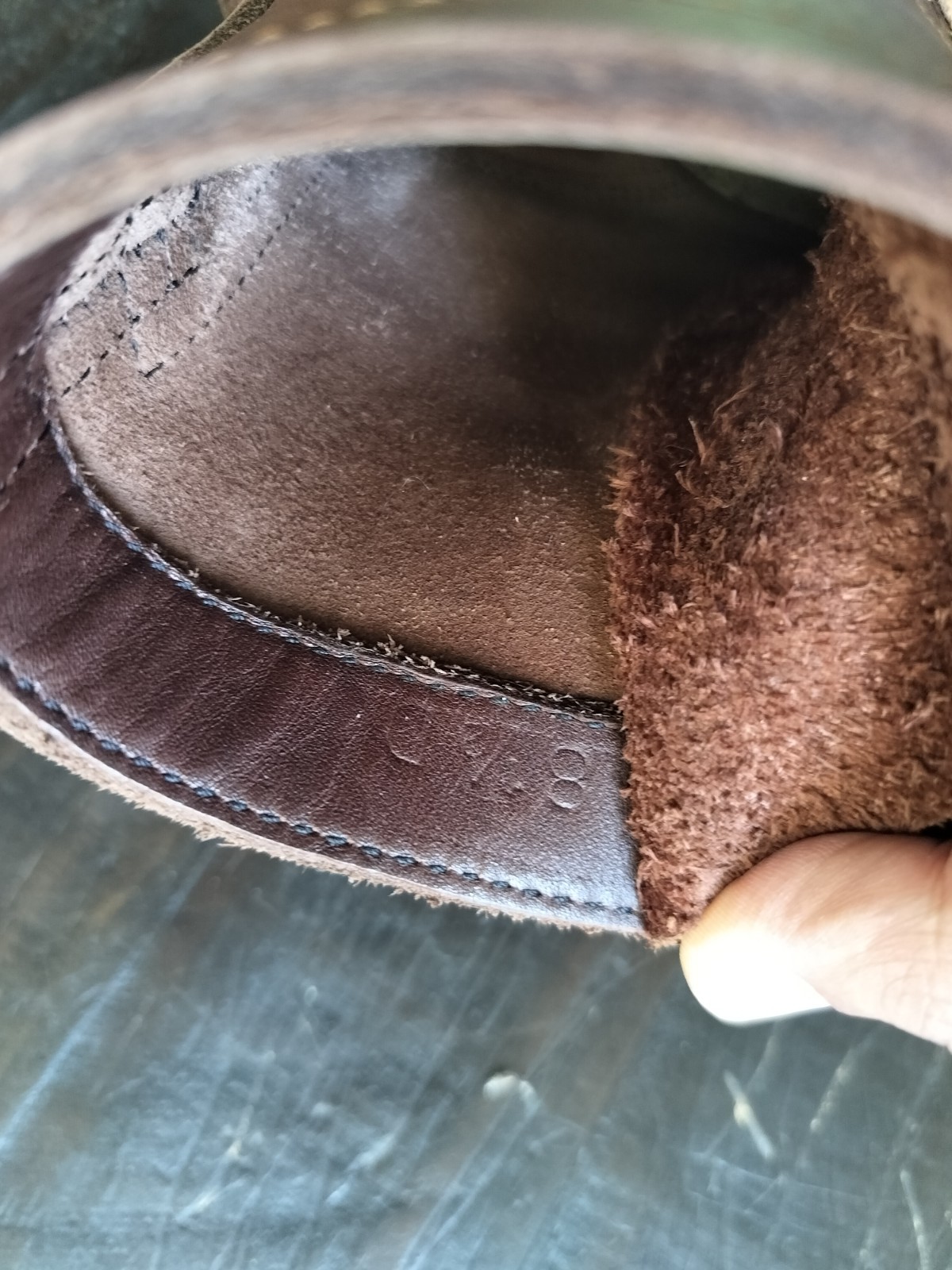 Nicks Handmade Boots Ranger 8.5d 55 Last Walnut Leather Made In USA