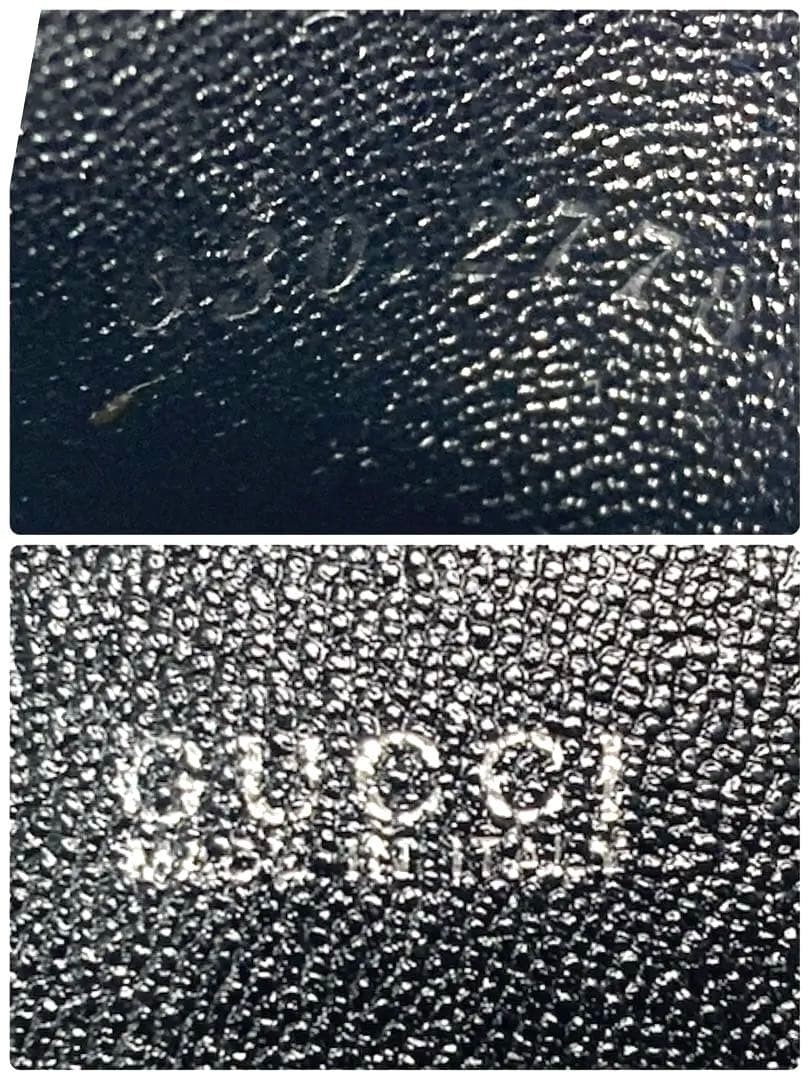 Beautiful Item GUCCI G Logo Leather Coin Case Small Item Holder with Box Black
