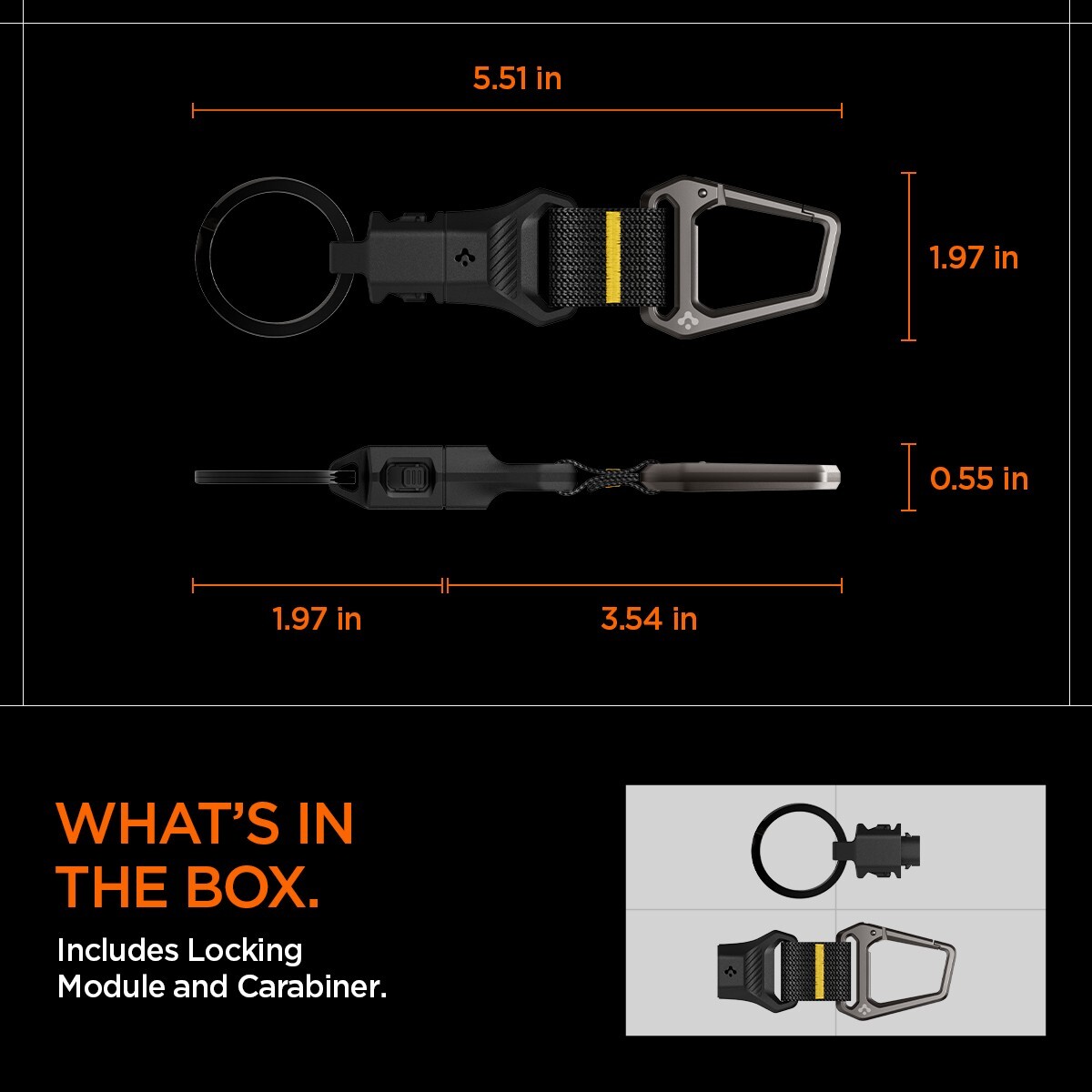 Spigen Key Accessory Carabiner ( Magnetic Keychain )