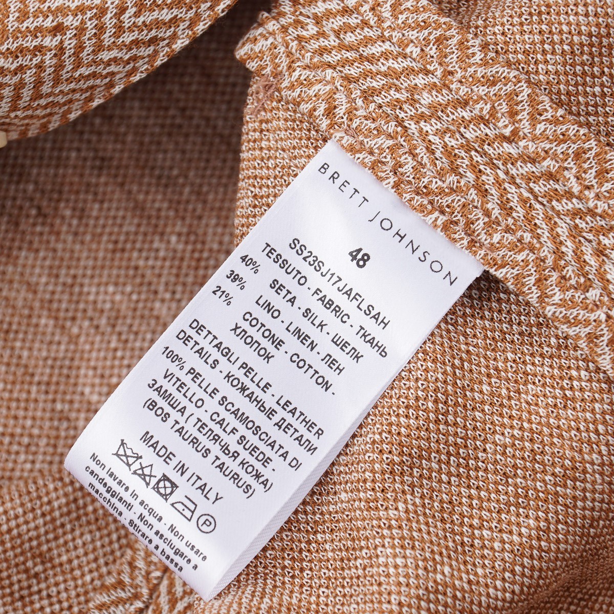 Brett Johnson Lightweight Jersey Unlined Shirt-Jacket Blazer S 38 (Eu 48) NWT