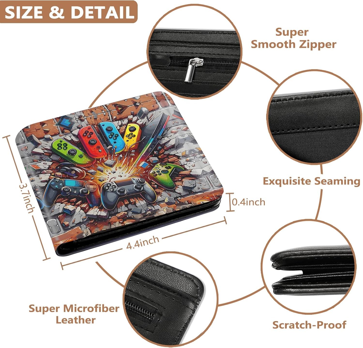 Kids Wallet for Boys, Cool Wallets for Teen Son Ages 4 5 6 7 8 9 10 11 12 13 14