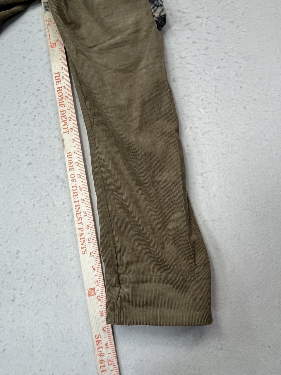 WeSC Men’s Brown Colorblocked Corduroy Cargo Pants Size 29Wx32L