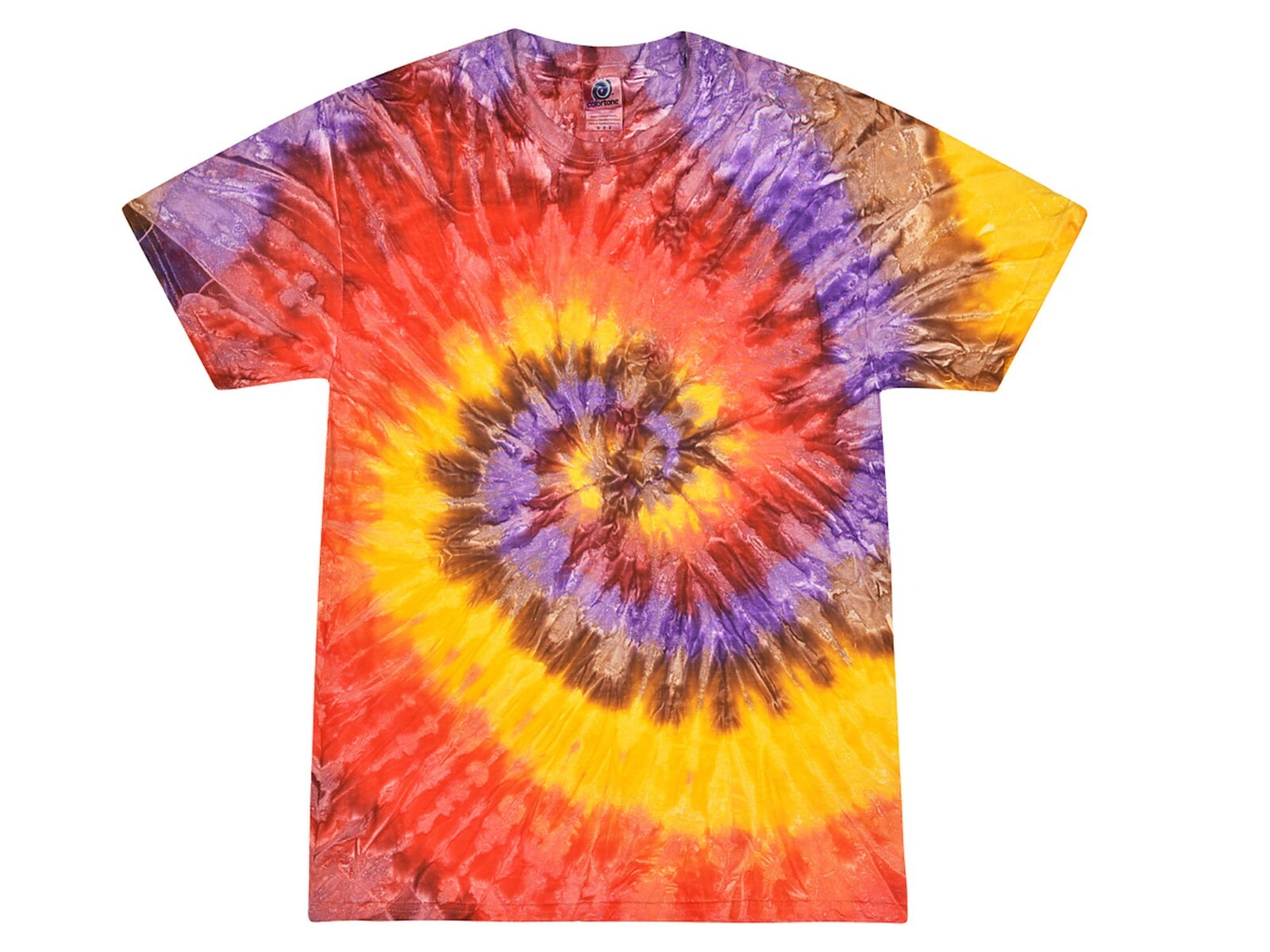 Pick a Multi-color Rainbow Tie Dye T-Shirts 100% Cotton Kids & Adults