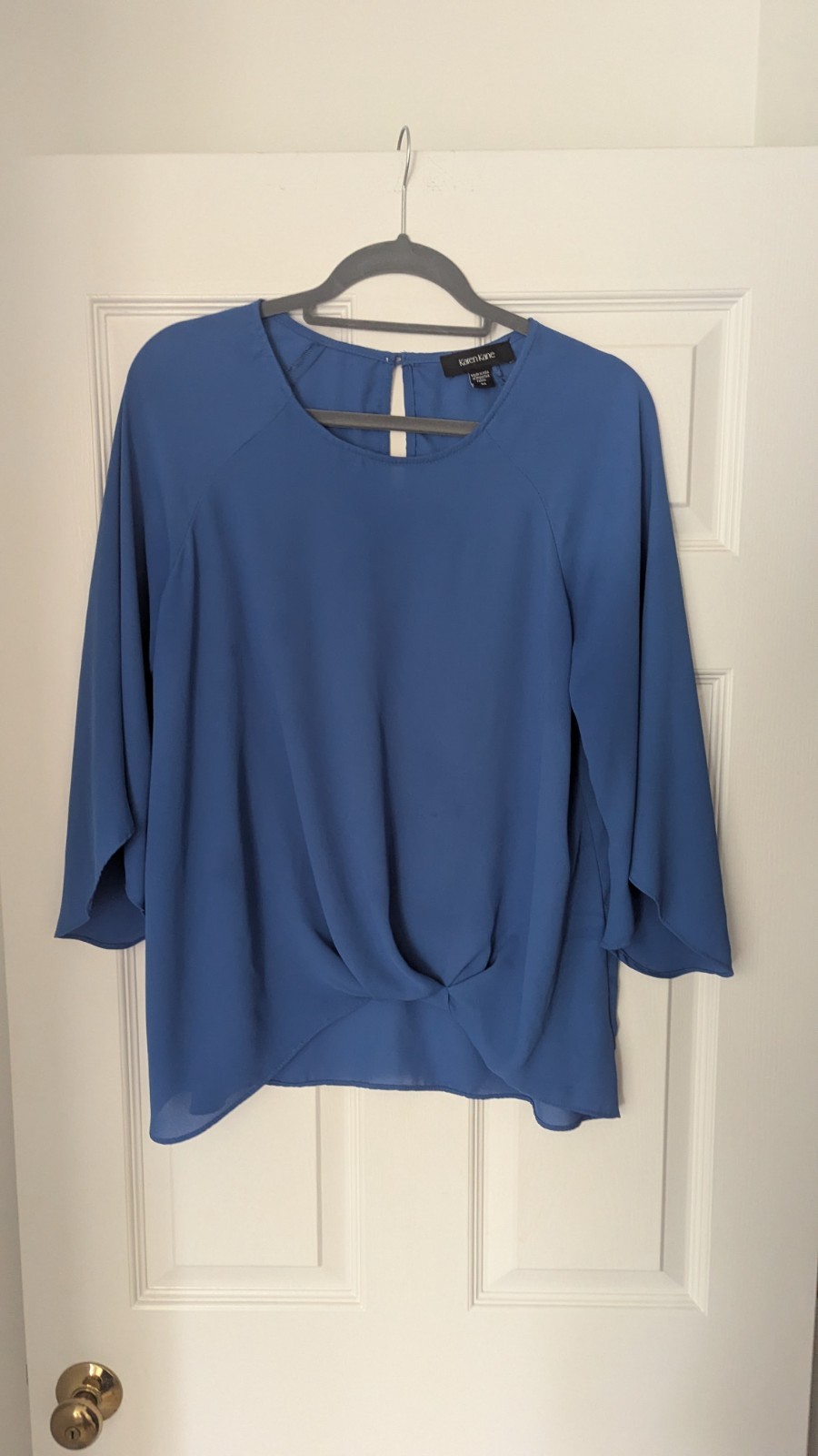 Royal blue blouse size M Karen Kane