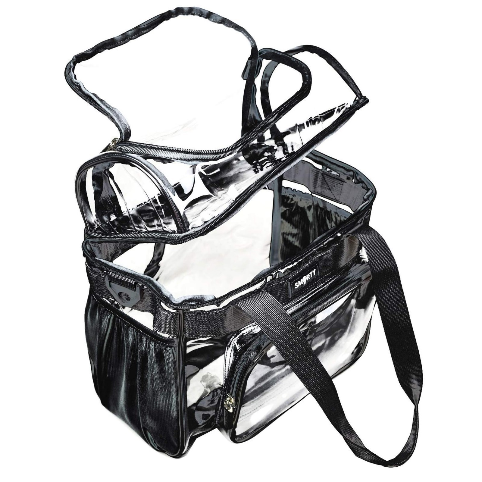 Heavy Duty Clear Backpack, Durable Transparent See-Through Bag for Travel & Even