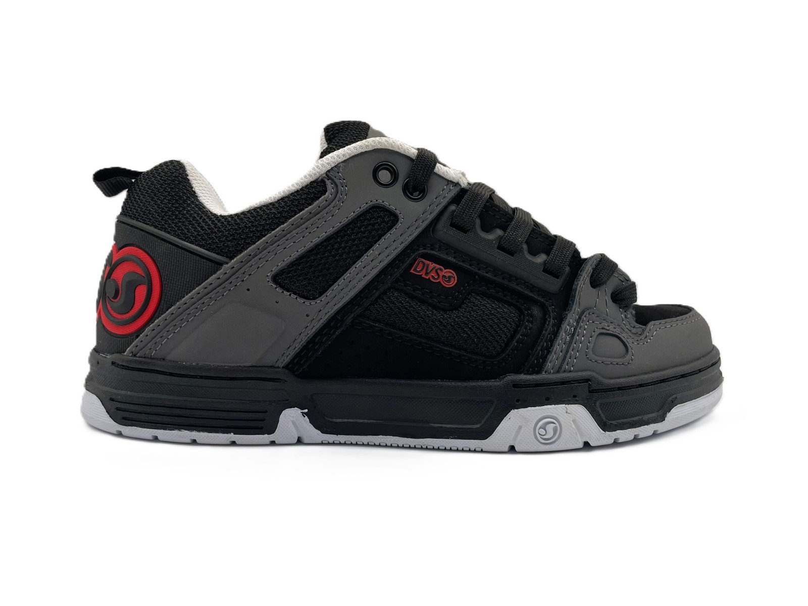 DVS – Comanche Shoes – Black Charcoal Red