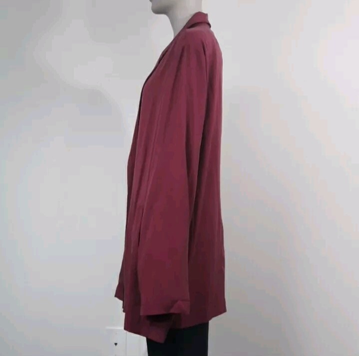 Evy’s Tree Size 2X The Marie 100% Tencel Open Front Sweater
