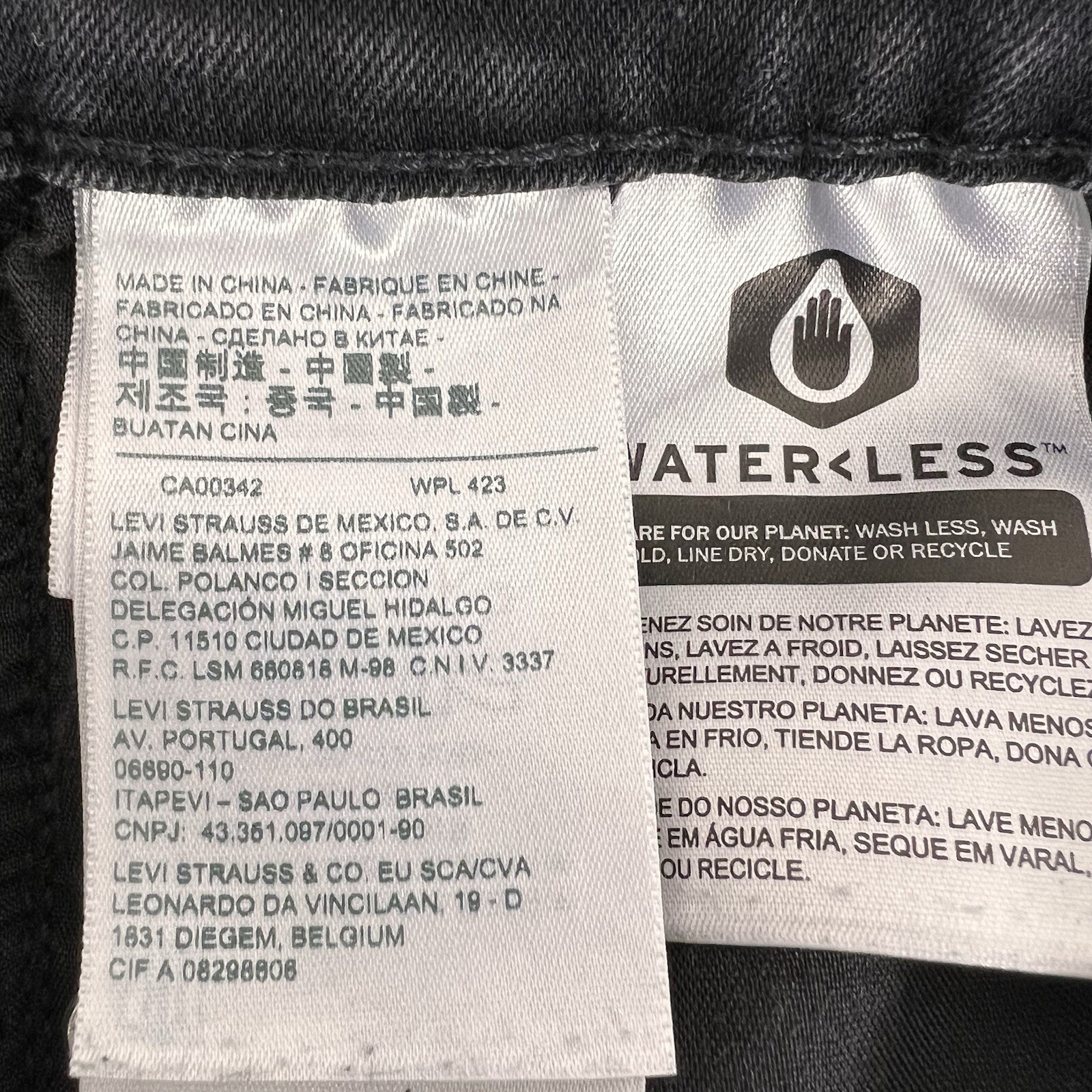 Levi’s Jeans Women’s Size 31 High Rise Skinny Charcoal Wash Denim Stretch