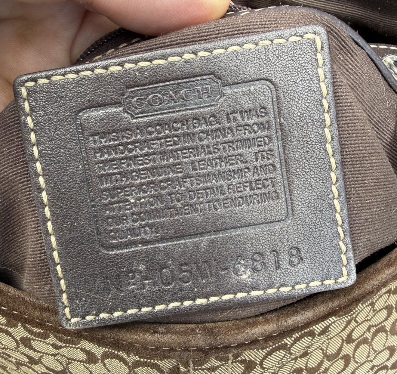 Mini Coach Soho Flat Purse