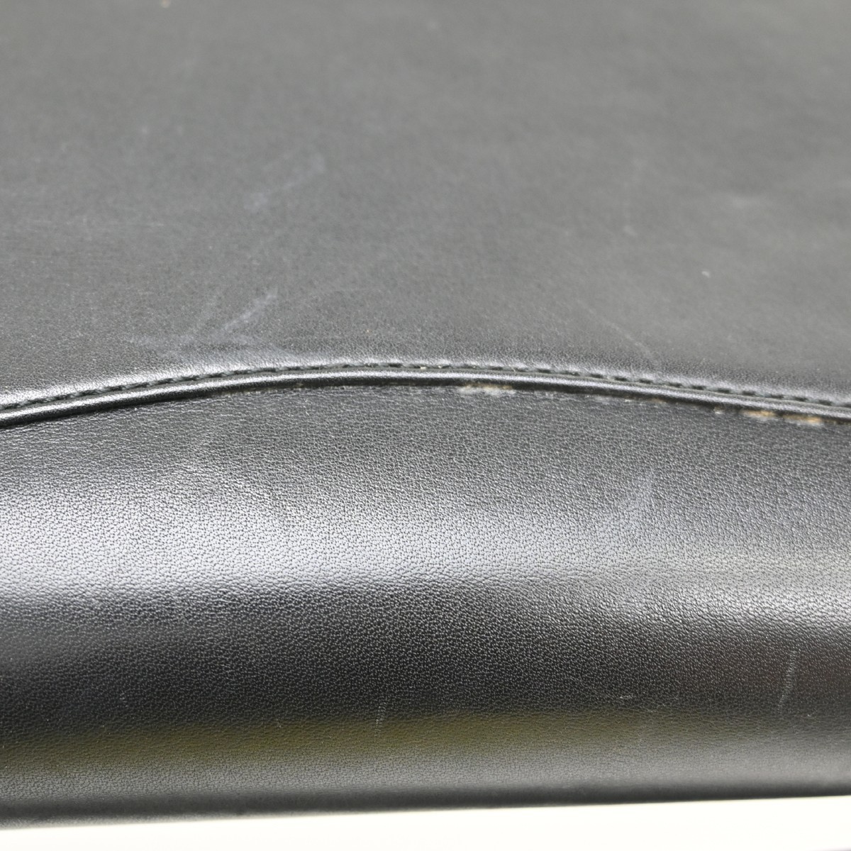Cartier Black Leather Panthere Handbag 007401 NQ07510