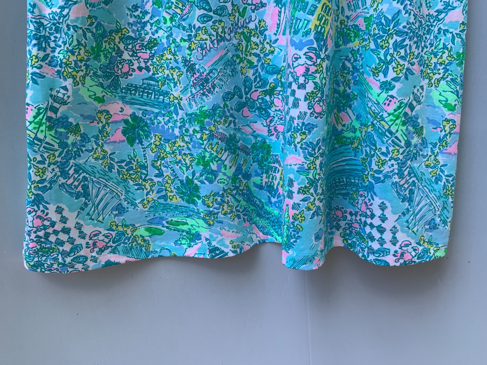 Lilly Pulitzer Kristen Dress Small Blue Lilly Loves South Carolina Sleeveless
