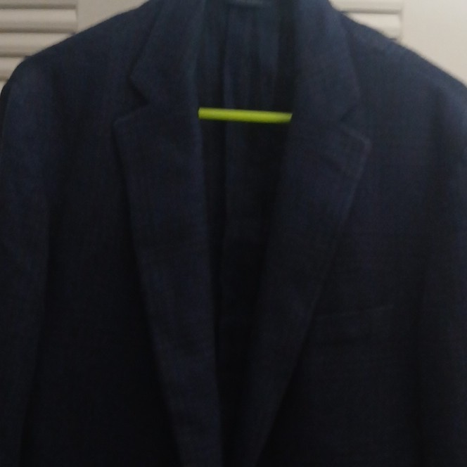 Brooks Brothers Regent Fit Wool Tweed Blue Plaid jacket 42R 35×34