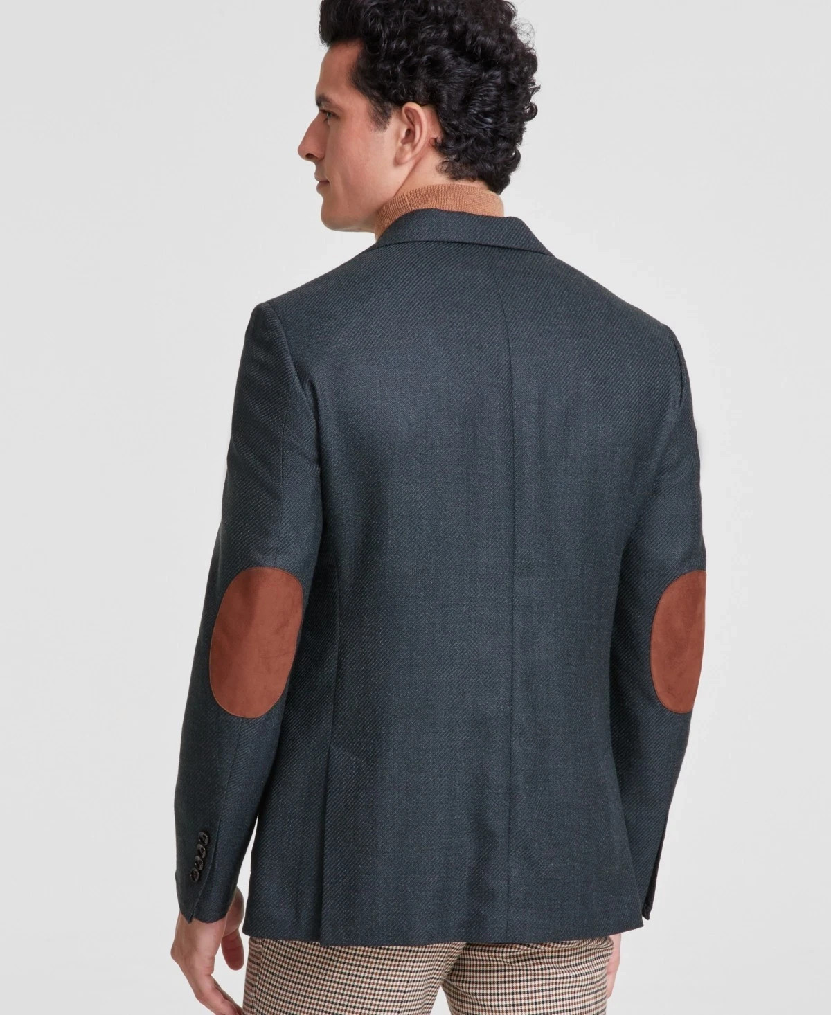 Tallia Men’s Green Slim-Fit Wool Blend Sport Coat Size 46R