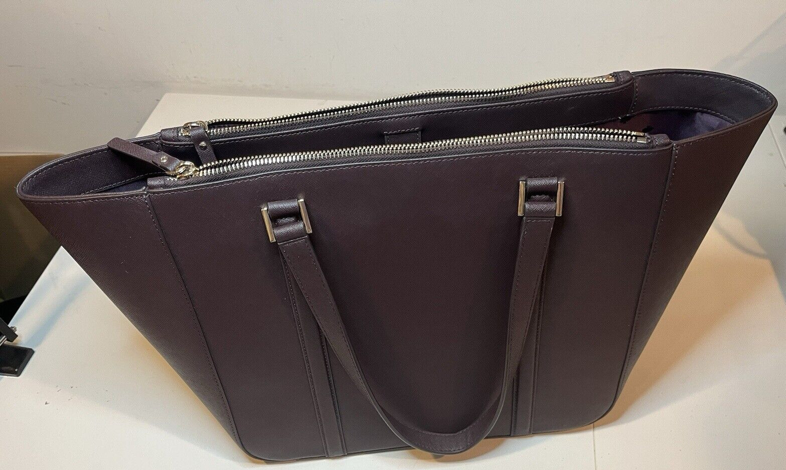 Kate Spade Briar Newbury Lane Cherrywood Large Tote Bag, Purse, Handbag.