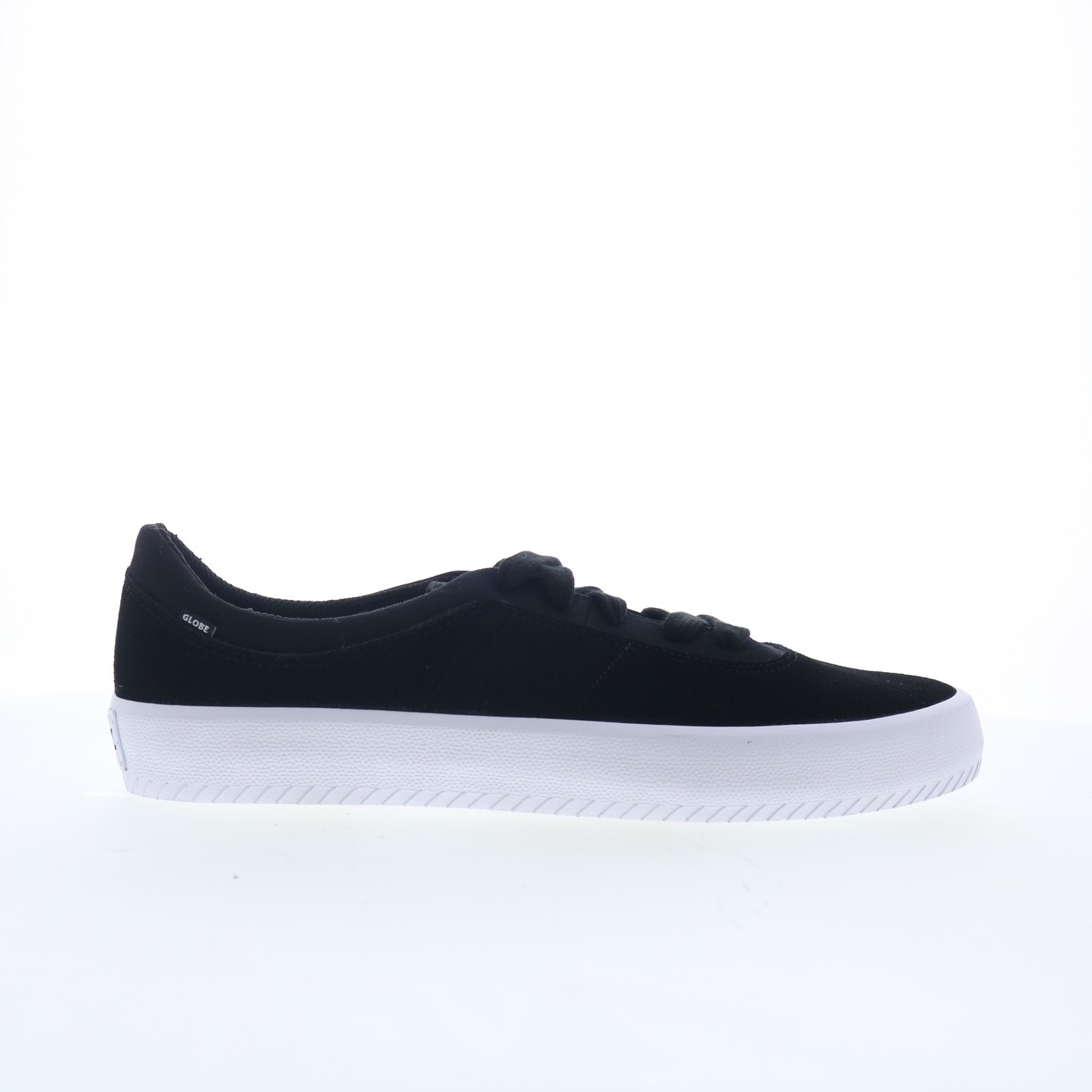 Globe Melbek GBMELB Mens Black Suede Canvas Skate Inspired Sneakers Shoes