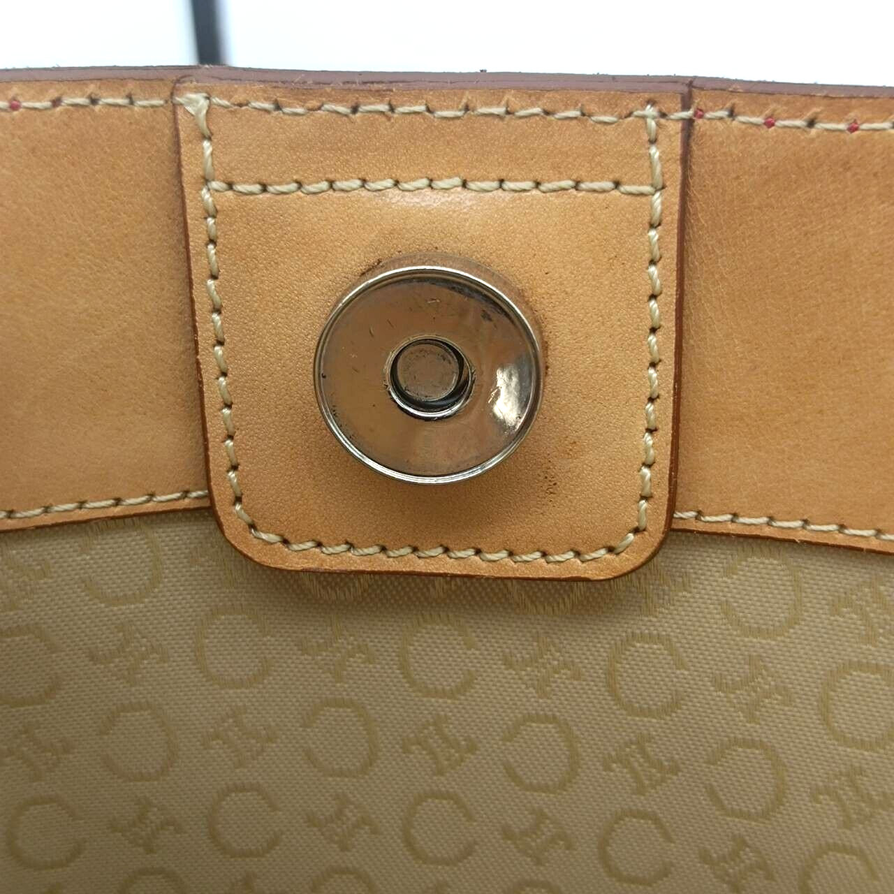 CELINE tote bag hand bag suede Macadam W 22cm/8.6in H 23cm/9.05in D 7cm/2.8in