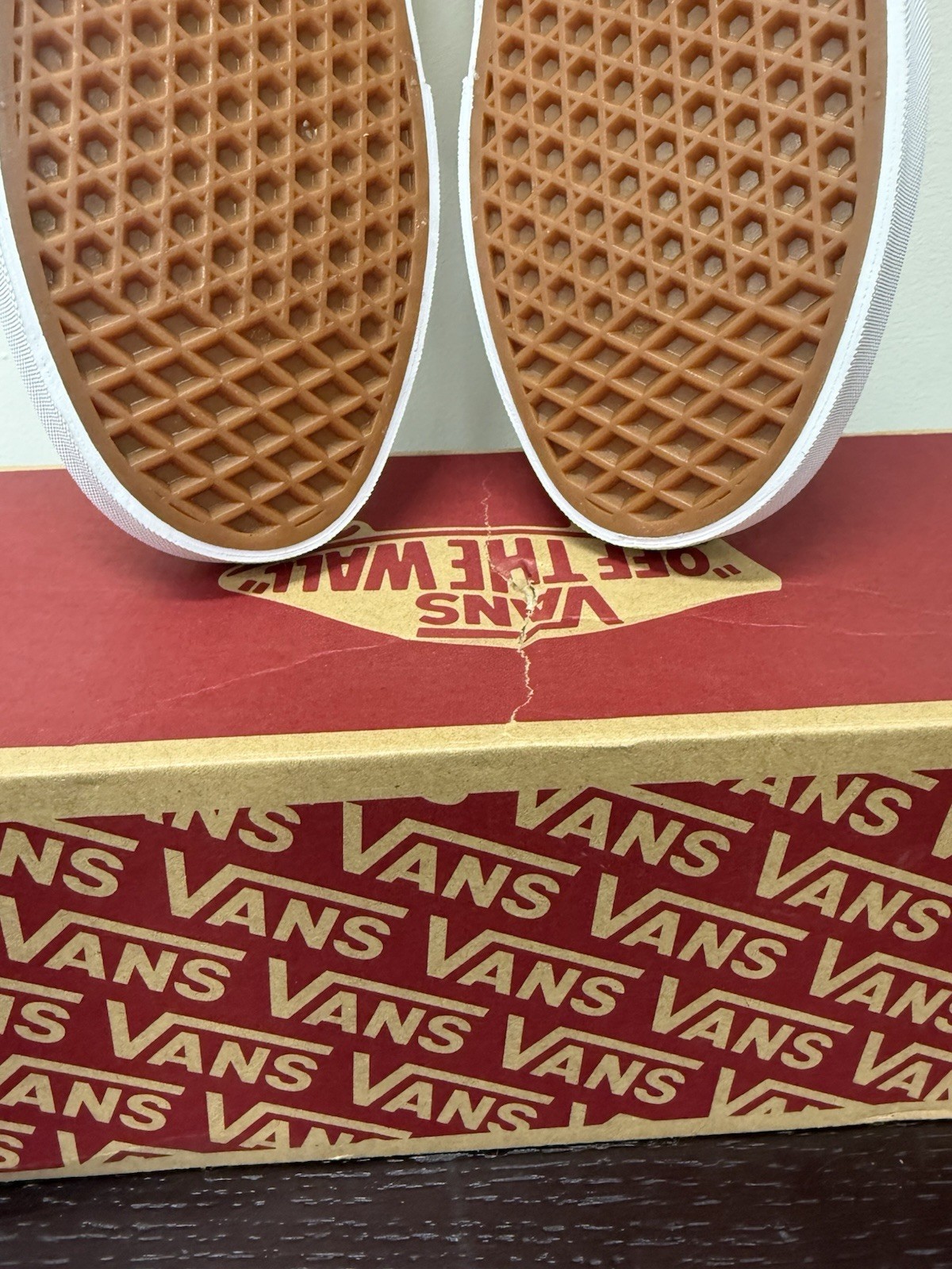 VANS Classic Slip-On Canvas Shoes Black White Checkerboard VN000EYEBWW Men’s Sz