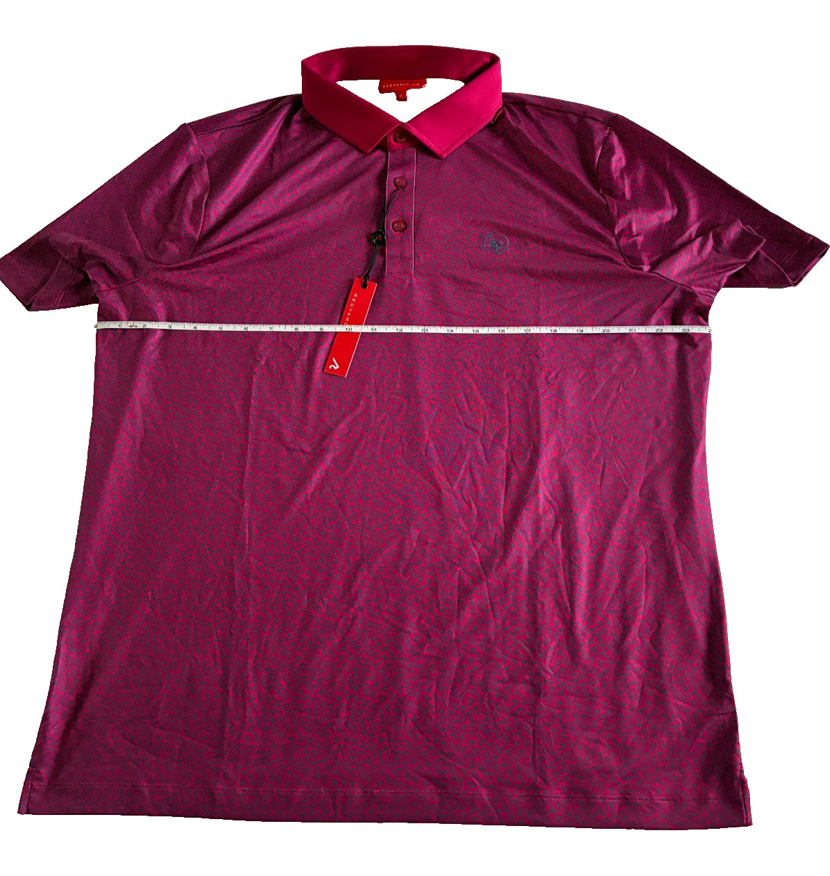 Redvanly Hartwell Polo Color Sangria Size Extra Large New With Tag