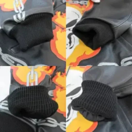 Supreme x Vanson Leather Ghost Rider Jacket L Black Used Rare Collaboration