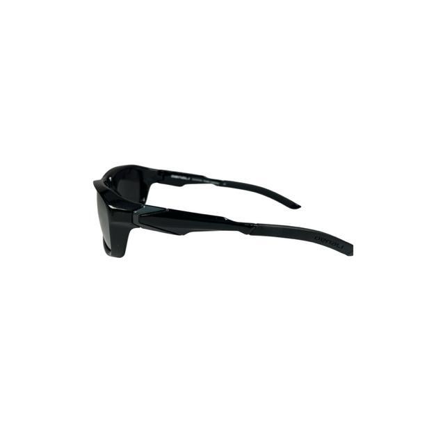 Denali Eyewear Shiny Black ELEVATION Sunglasses with Mirror Lenses