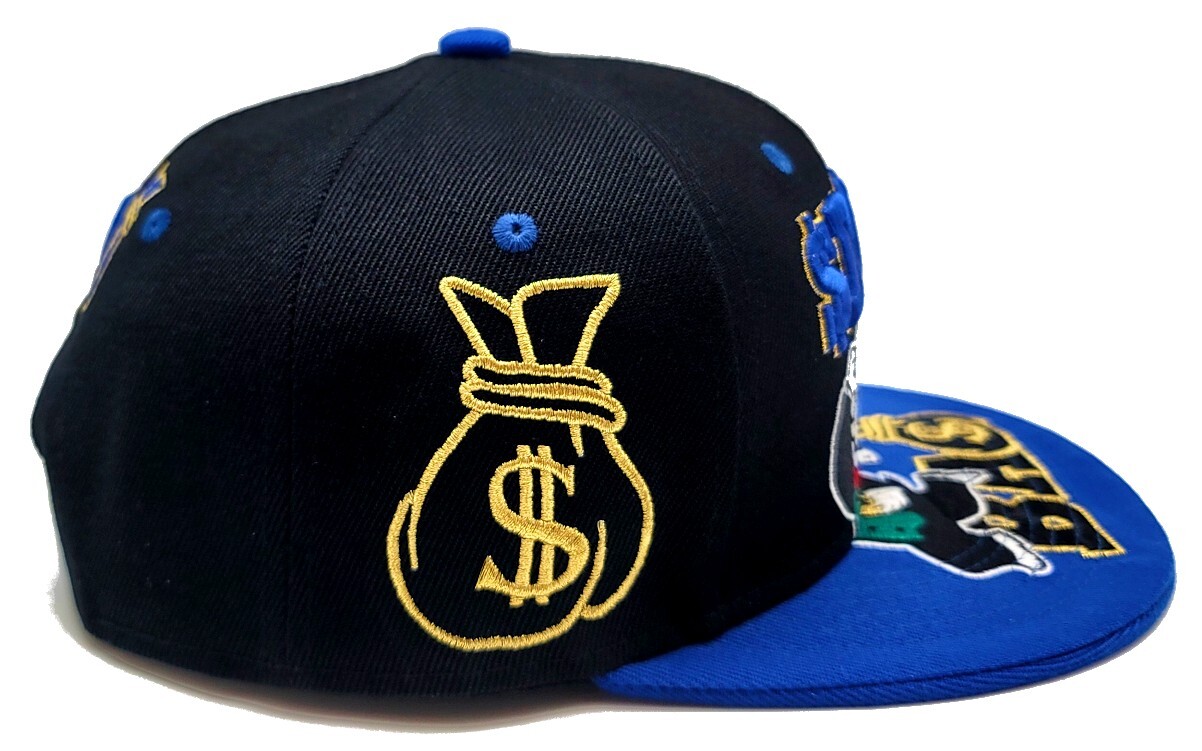 Secure the Money Penny Bag New Uncle Leader Rich Monopoly Era Snapback Hat Cap