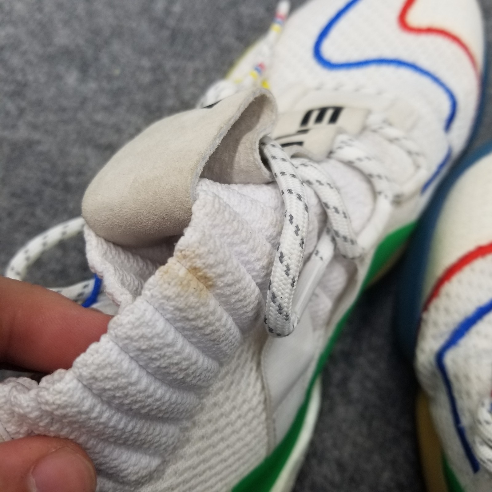 Pharrell x adidas Crazy BYW X Gratitude Empathy Size 8 White Collab Shoes