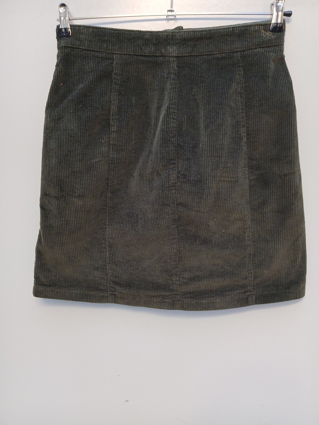 Crew Clothing Chunky Corduroy Skirt with Stretch Womens Size UK 8 Front Pockets.