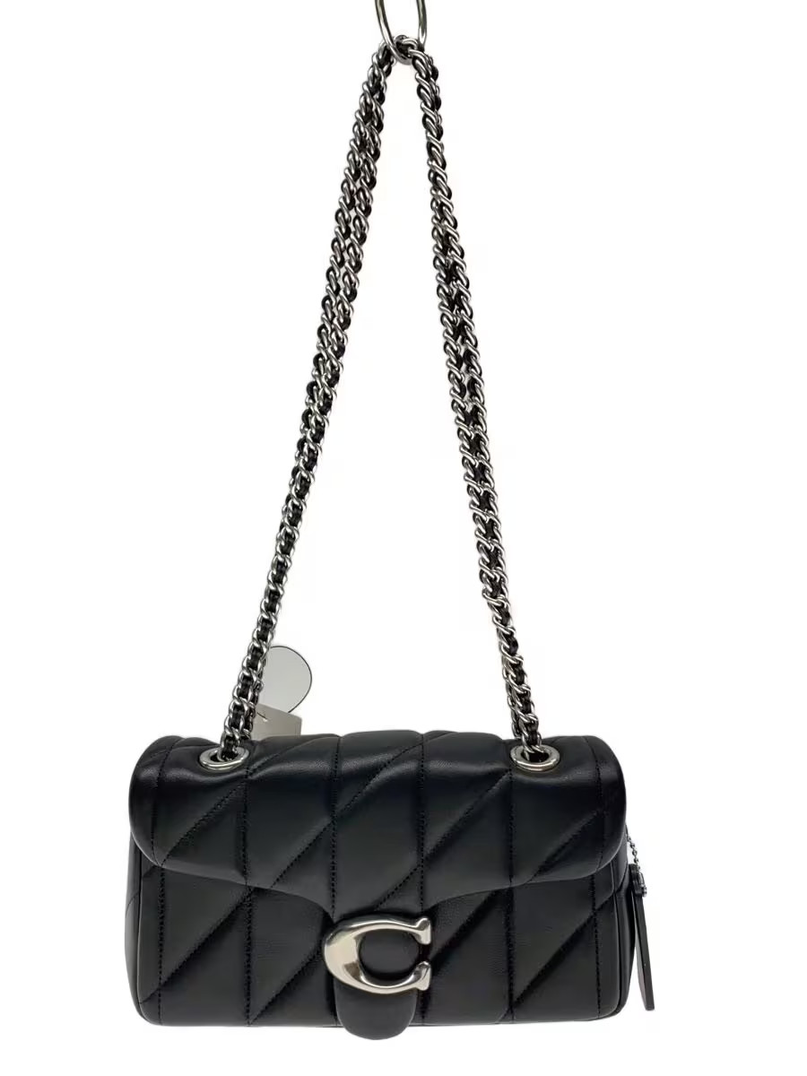 COACH Tabby Shoulder Bag 20 Quilted Leather BLK CP149 from Japan