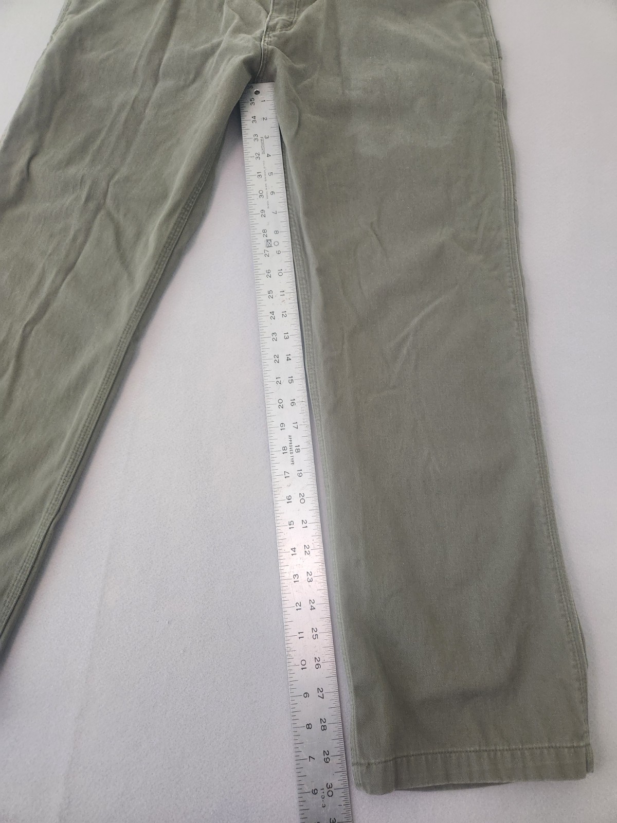 Carhartt B324 ARG Carpenter Relaxed Fit Work Pants Olive Men’s 38X32