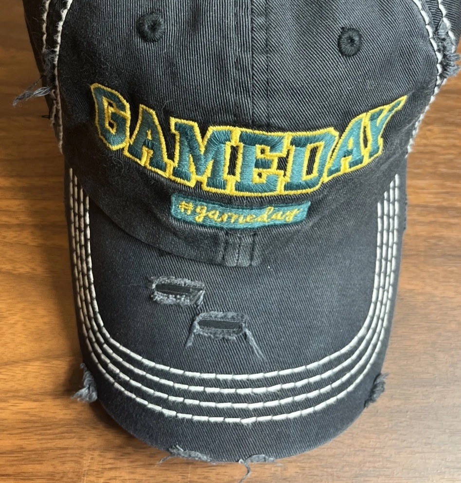 Kbethos “Gameday” Hat Distressed Worn Look Embroidered Baseball Cap Adult Strap
