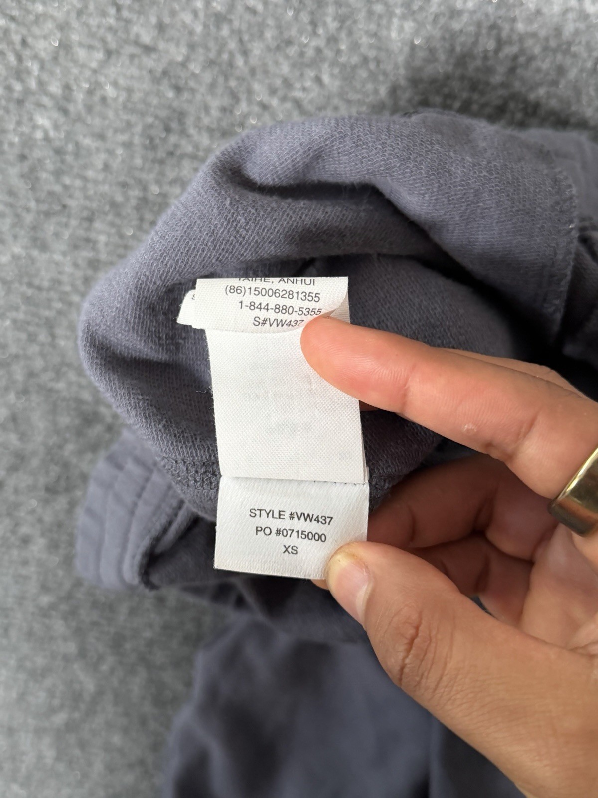 Vuori Pants Womens XS Blue Gray Laguna Lounge Jogger Athleisure Sports