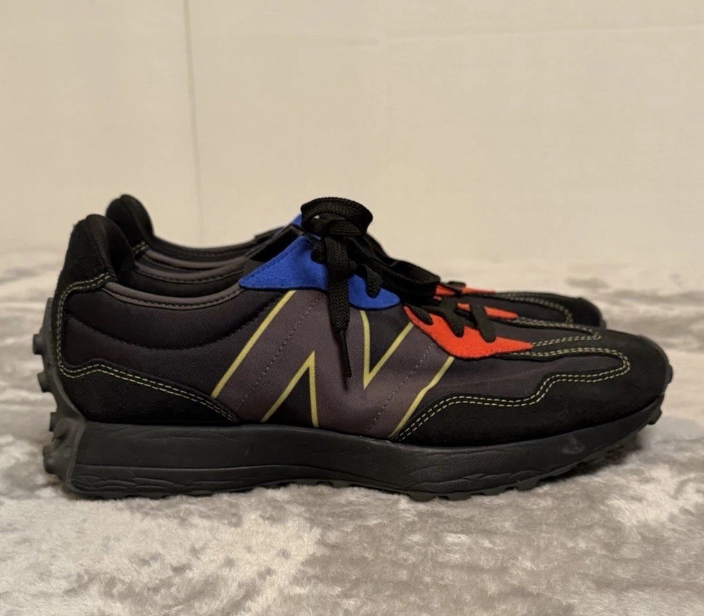 New Balance 327 Men’s Running Shoes Black Red Blue MS327BC1
