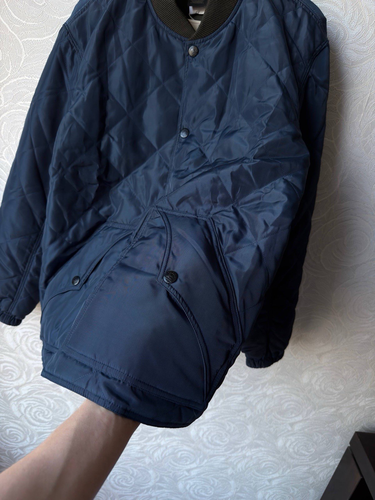 RRL Double RL Reversible Quilted Liner Jacket Embroidered Western Cowboy L NEW